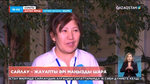 Сайлау -маңызды әрі жауапты шара