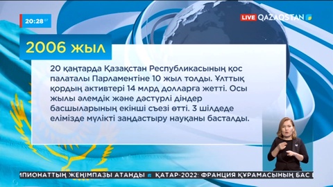 Тәуелсіздік жылнамасы: 2006-2010 жылдар
