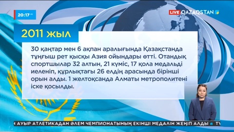 Тәуелсіздік жылнамасы: 2009-2011 жылдар