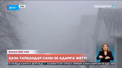 АҚШ-та қатты боран мен үскірік аяздан қаза тапқандардың саны 56-ға жетті