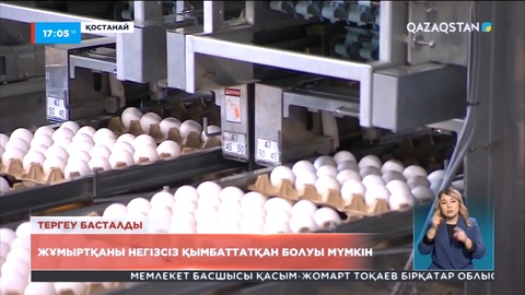 Қостанайда жұмыртқа өндіретін құс фабриканың бірі бағаны негізсіз көтерген деген күдікке ілінді
