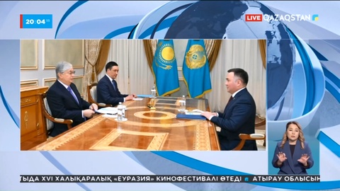 Президент Жоғарғы Соттың жаңа төрағасы Асламбек Мерғалиевті қабылдады