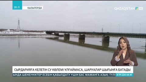 Сырдарияға келетін су көлемі ұлғаймаса, шаруалар шығынға батады