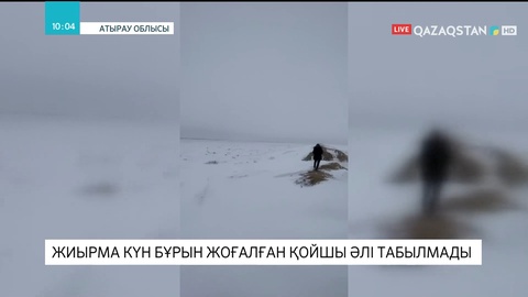 Атырау облысында із-түссіз жоғалып кеткен қойшы 20 күннен бері табылмады