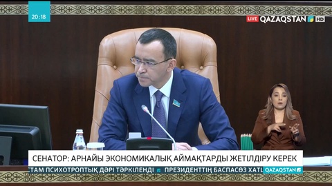 Сенатор: Арнайы экономикалық аймақтарды жетілдіру керек