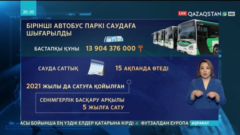 Елордадағы №1 автобус паркі енді тендер арқылы сатылмақ