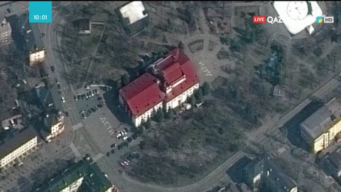 Мариупольде бейбіт тұрғындар пана тапқан театрға авиациялық соққы берілді