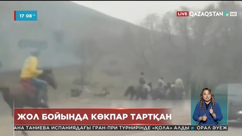 Алматы облысында жол бойында көкпар тартқандар жазаланды