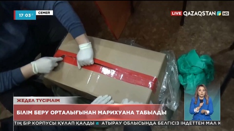 Семейдегі білім беру орталығынан 12  кг марихуана табылды