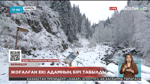 Алматыда қар көшкіні астында қалған екі адамның біреуі табылды