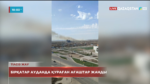 Елорда маңындағы Батыс саяжайда өрт шықты