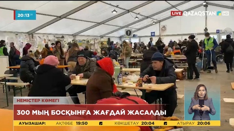 Германияда ресми тіркелген украиналық босқындар саны 300 мың адамға жеткен