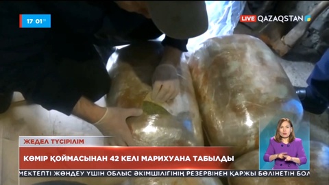 Нұр-Сұлтанда көмір қоймасынан 42 келі марихуана табылды