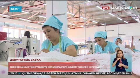 Бизнесті заңсыз тексергендерге жауапкершілікті күшейту мәселесі көтерілді