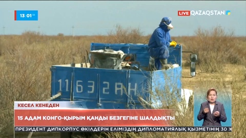 Қызылорда облысында 15 адам конго-қырым қанды безгегіне шалдықты