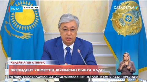 Президент Үкіметтің жұмысын сынға алды