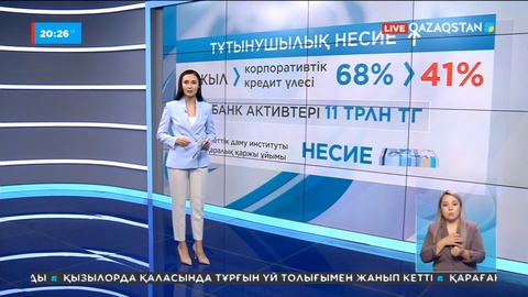 Елде корпоративтік кредит үлесі азайып барады