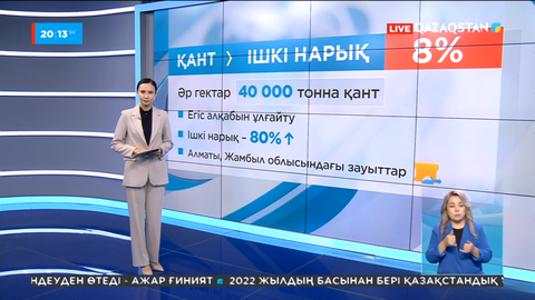 Қазақстан қазір ішкі нарықтың тек 8 пайызын ғана қантпен қамтып отыр