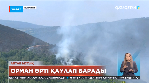 Францияда орман өрті қаулап барады