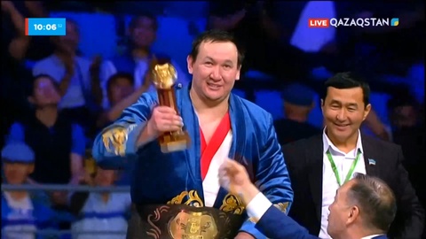 Мақсат Исағабылов «Қазақстан барысы» турнирінде жеңіске жетті