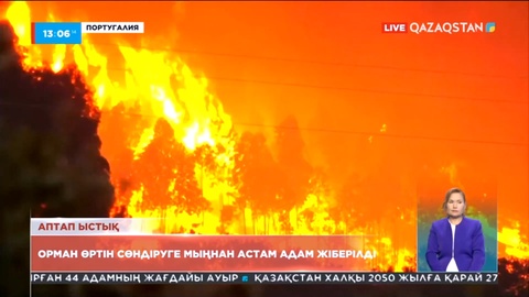 Португалияда орман өртін сөндіруге мыңнан астам адам жұмылдырылды