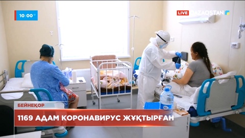 Қазақстанда соңғы тәулікте 1169 адам коронавирус жұқтырған