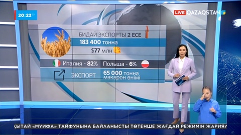 Қазақстаннан Еуропаға бидай экспорты екі есе артты