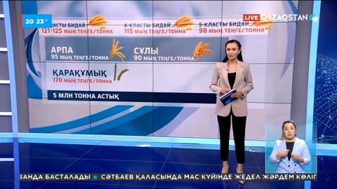 «Азық-түлік корпорациясы» биылғы астықты сатып алу бағасын белгіледі