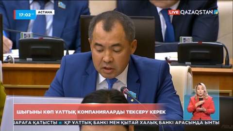 Шығыны көп ұлттық компанияларды тексеру керек – депутат