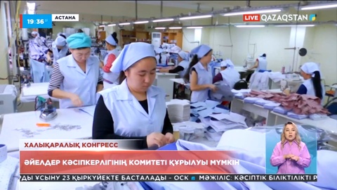 Әйелдер кәсіпкерлігіне арналған жеке комитет құрылуы мүмкін