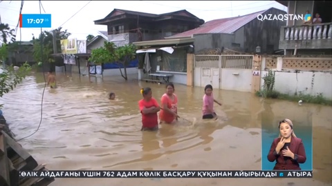 Филиппин аралдарына дүлей дауылдан бірнеше адам қаза тапты