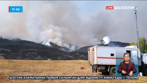 ШҚО-дағы Төсқайың ауылында 300 гектардай аумақ отқа оранған