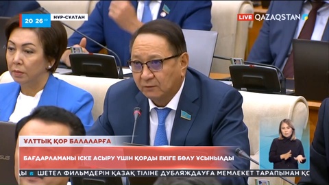 Мәжілісте «Ұлттық қор балаларға» бағдарламасын іске асыру үшін қорды екіге бөлу ұсынылды