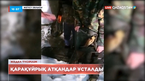 Жетісу облысында қарақұйрық атқандар ұсталды