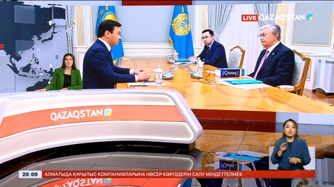 Мемлекет басшысы «Қазақ тілі» қоғамының президенті Рауан Кенжеханұлын қабылдады