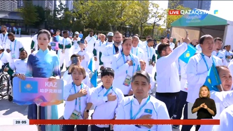 Азия пара ойындары: Ханчжоуда Қазақстан туы көтерілді
