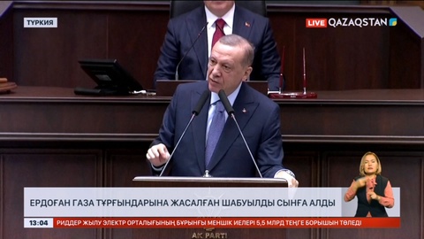 Ердоған Газа тұрғындарына жасалған шабуылды сынға алды