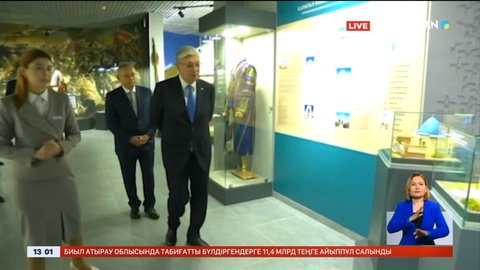 Президент Қаратал тарихи-өлкетану музейіне барды
