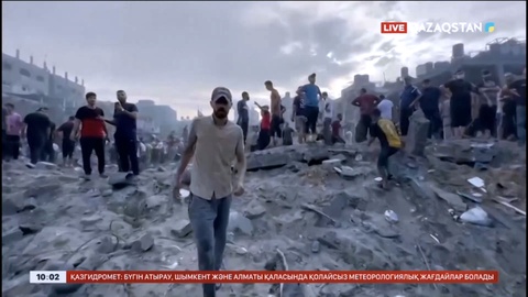 Газа секторында босқындар лагері бомбаланды