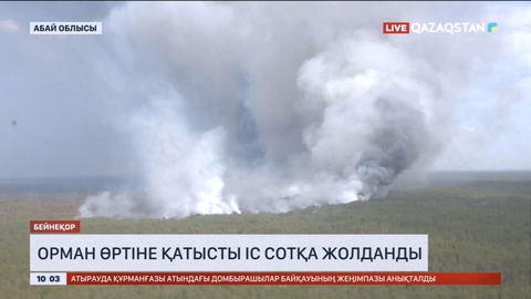 Абай облысындағы орман өртіне қатысты іс сотқа жолданды