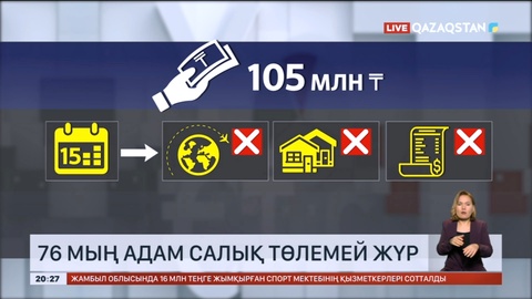 Маңғыстауда 76 мың адам мүлік салығын төлеуден қашып жүр