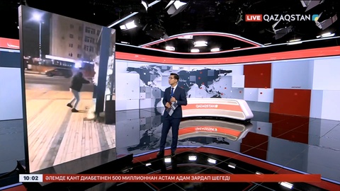 Астанада аялдаманың әйнегін теуіп сындырған тұрғын ұсталды