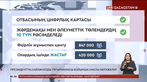 Үкімет Президенттің сайлауалды тұғырнамасы бойынша қол жеткізген нақты нәтижелерді атап өтті