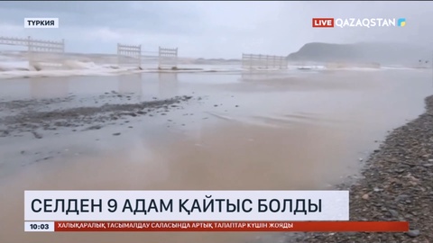 Түркияда селден 9 адам қайтыс болды