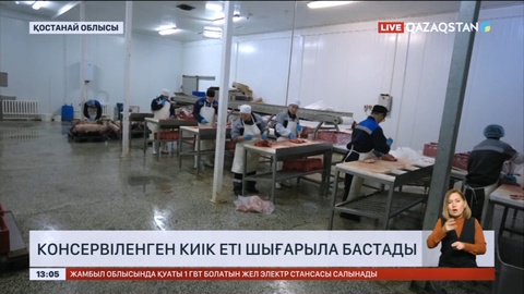 Арқалықта бұқтырылған киік еті өндіріле бастады