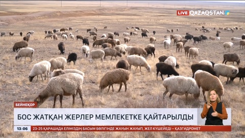 Пайдаланылмай жатқан 8 млн гектар жер мемлекетке қайтарылды