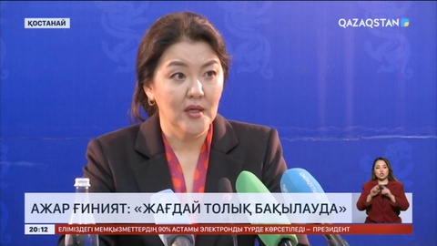 Ажар Ғиният: Жағдай толық бақылауда