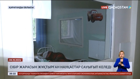 Сібір жарасын жұқтырған науқастар сауығып келеді