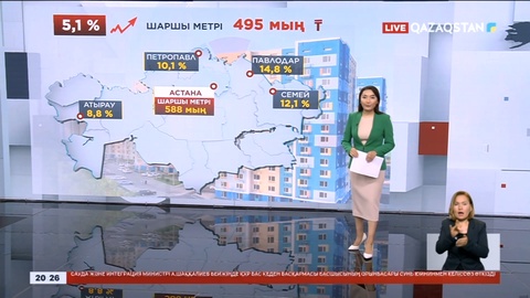 Елімізде жаңадан салынған баспана қымбаттап жатыр