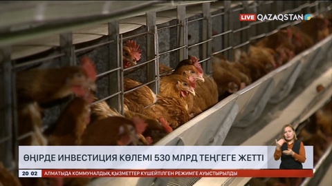 Ақмола облысында инвестиция көлемі 530 миллиард теңгеге жетті